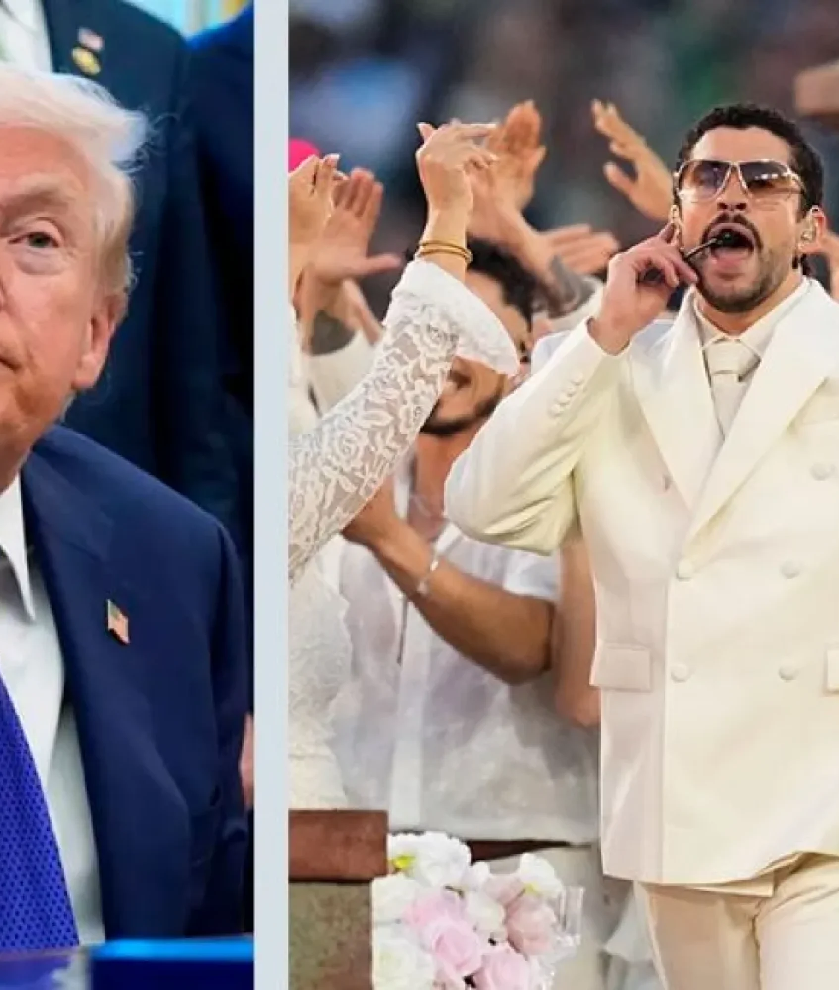 No entendió la de Titi: Arremete Trump contra Bad Bunny tras show del Super Bowl
